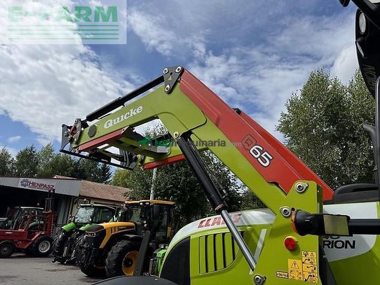 Tractor agrícola - Claas - arion 640 cis + quicke q65 CIS