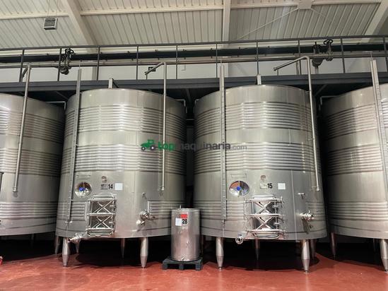 Depósitos INOX para vino - Grande 25.900L (x4)