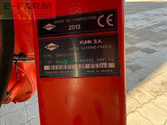 Cortacésped manual - Kuhn - gmd 3110