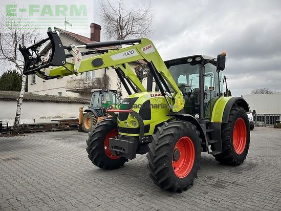 Tractor agrícola - Claas - ares 617 atz + claas fl120 ATZ
