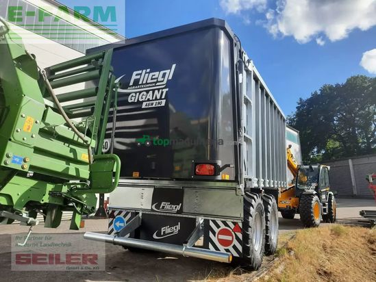 Cinta transportadora de forraje - Fliegl - asw 190 fox 27m³