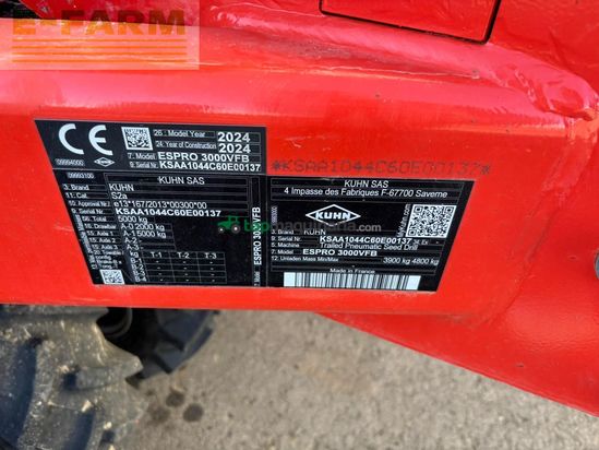 Sembradora directa - Kuhn - espro 3000