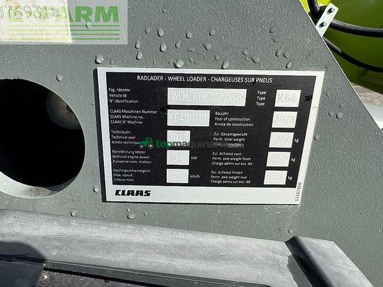 Minicargadora - Claas - torion 530