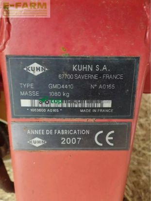 Cortacésped manual - Kuhn - faucheuse gmd 4410