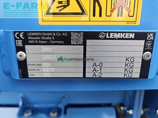 Grada de disco - Lemken - zirkon 12/600 k