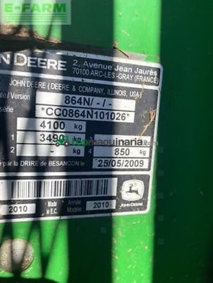 Empacadora gigant - John Deere - 864