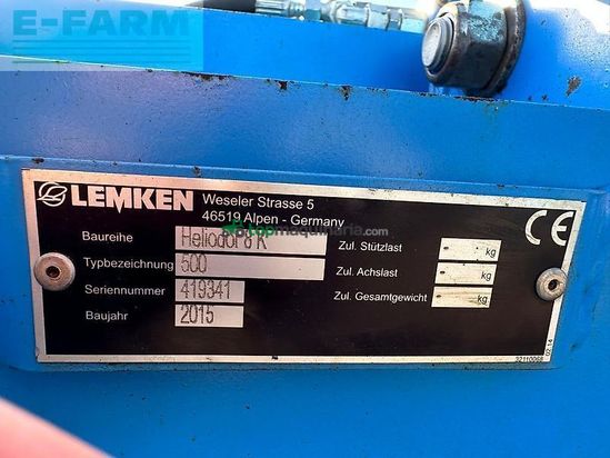 Grada de disco - Lemken - heliodor 8/500 k