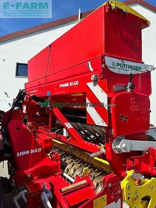Sembradora -  - vitasem 302 add + pöttinger lion 303.12 wg, kombi