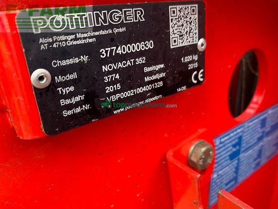 Cortacésped manual - Pöttinger - novacat 352 mittenaufhängung