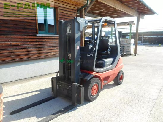 Elevadora - Linde - h20d-03 triplex + ss ( perkins )