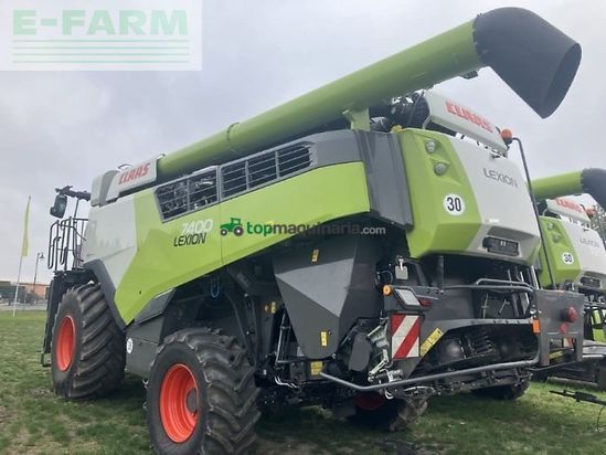 Cosechadora de Cereal - Claas - miete lexion 7400 e5
