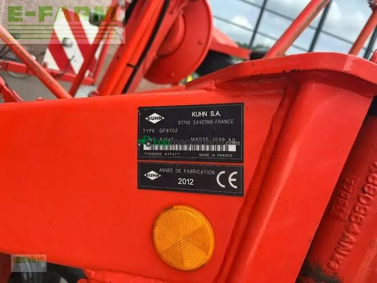 Henificador - Kuhn - gf8702 defekt