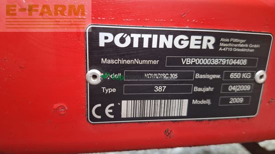 Cortacésped manual - Pöttinger - nova disc 305