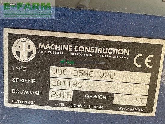 Remolqu esparcidor -  - vdc 2500 vzu voerbak