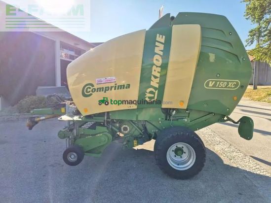Empacadora gigant - Krone - comprima v150 rundballenpresse