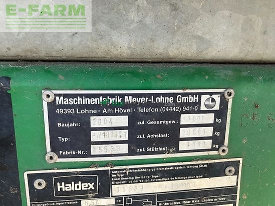 Cuba de purin - Meyer-Lohne - pw 18000 t