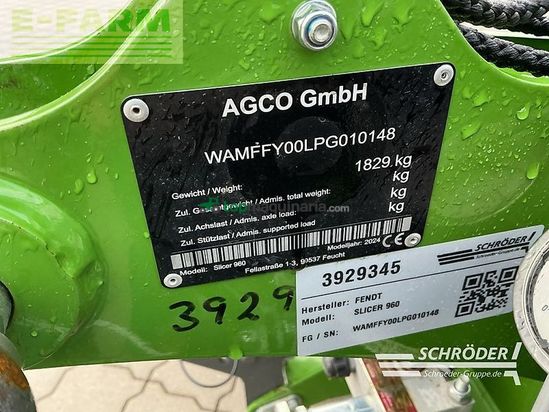 Cortacésped manual - Fendt - slicer 960