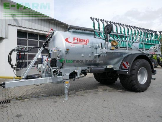 Cisterna - Fliegl - pfw 10600 inkl. schleppschuhverteiler skate 120