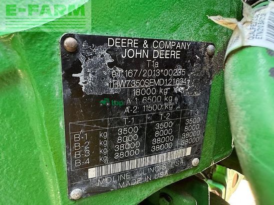 Tractor agrícola - John Deere - 7r 350