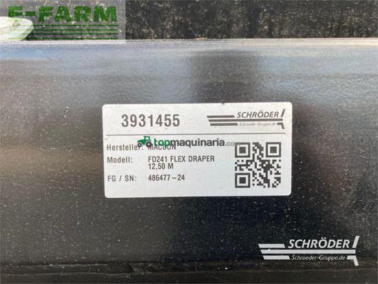 Cabezal - MacDon - fd241 flex draper 12,50 m + ziegler sww