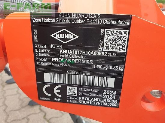 Cultivador - Kuhn - prolander 500r
