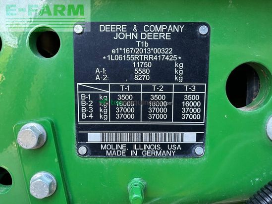 Tractor agrícola - John Deere - 6r155