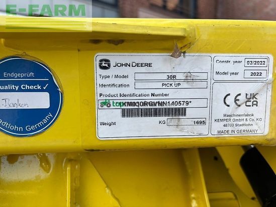 Cabezal - John Deere - 30r
