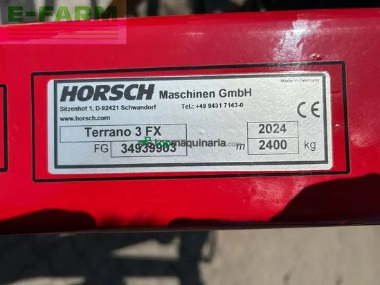 Cultivador - Horsch - terrano 3 fx