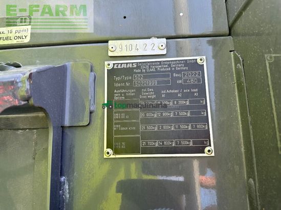 Cosechadora de Cereal - Claas - jaguar 960 allrad