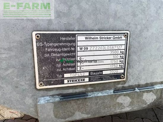 Remolqu agrícola -  - tgp 452