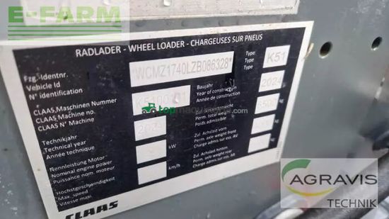 Minicargadora - Claas - torion 537 sinus