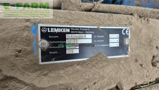 Cultivador - Lemken - kompaktor k500gfs