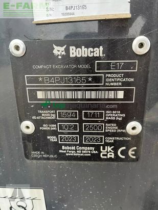 Excavadora - Bobcat - e 17