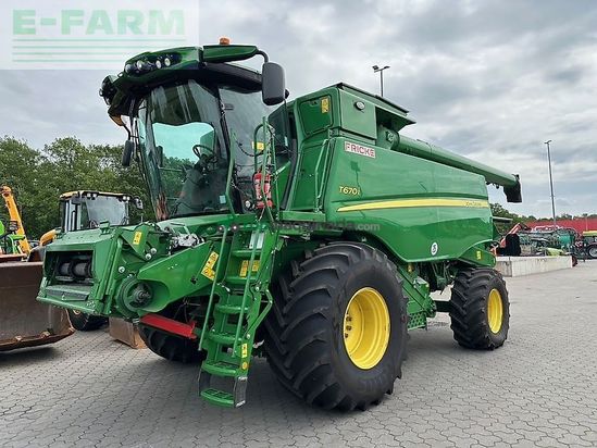 Cosechadora de Cereal - John Deere - t 670 i