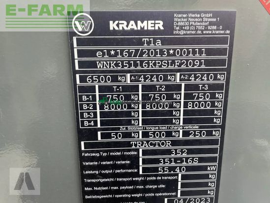 Telescopica - kramer - kl 37.8