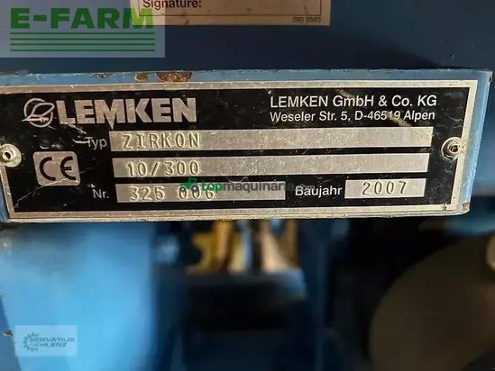 Combinado de siembra - Lemken - zirkon 10/300 + solitair 8/300