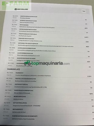 Tractor agrícola - New Holland - t6.180 ac