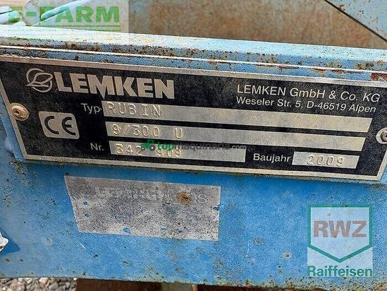 Grada de disco - Lemken - rubin 9/300 u
