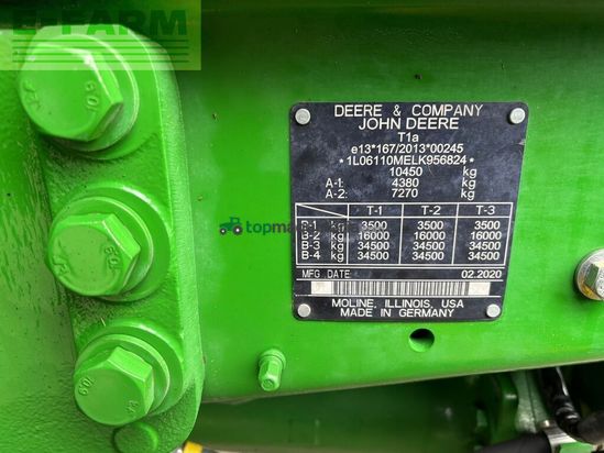 Tractor agrícola - John Deere - 6110m