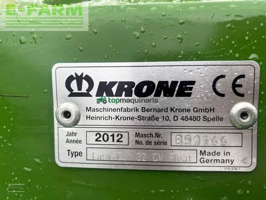 Cortacésped manual - Krone - easy cut f 320 cv