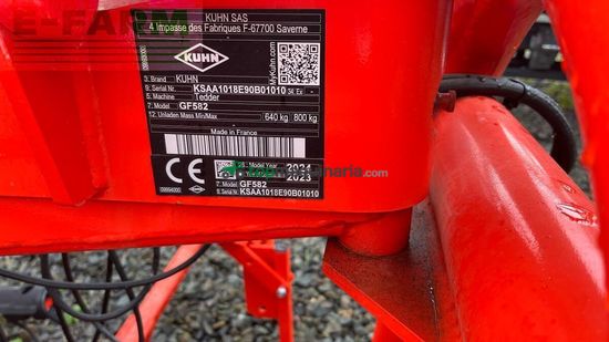 Henificador - Kuhn - gf 582