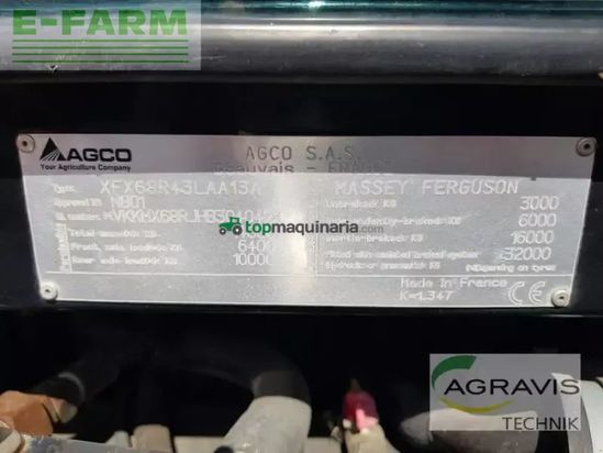 Tractor agrícola - Massey Ferguson - mf 7726 dyna-vt exclusive