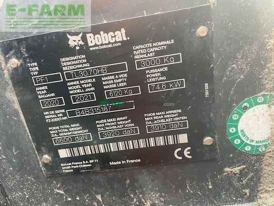 Telescopica - Bobcat - TL30.70 TELESCOPIC HANDLER