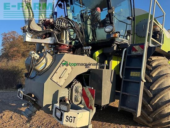 Tractor agrícola - Claas - xerion 3800 saddle trac mit sgt gülleaufbau