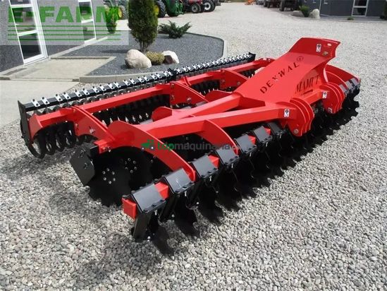 Grada rotativa - Dexwal - 4 m med v-rings pakker og 560mm talerkner