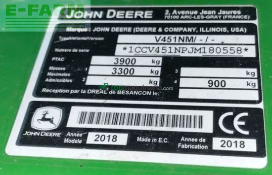 Empacadora gigant - John Deere - v451m