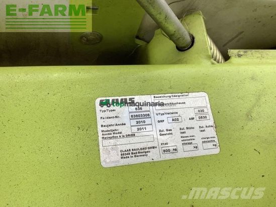 Cortacésped manual - Claas - disco 3450 heckmähwerk