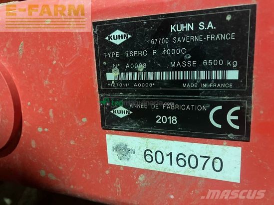 Sembradora - Kuhn - espro 4000 rc