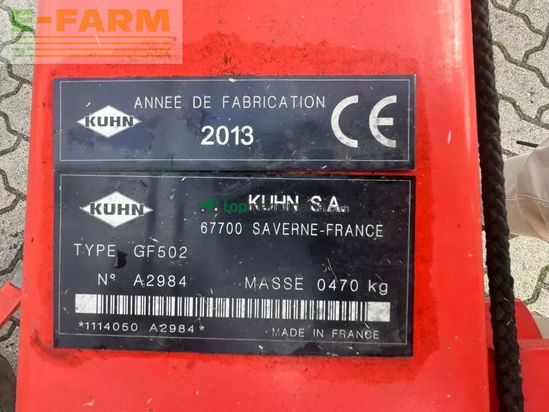 Henificador - Kuhn - gf 502