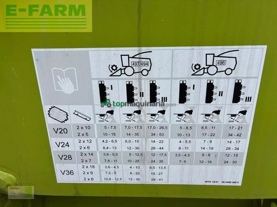 Cabezal - Claas - direct disc 500 p
